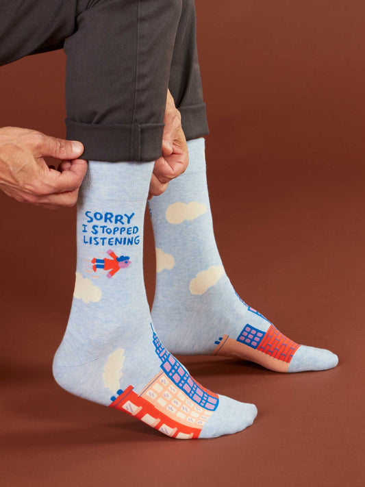 I Stopped Listening Men's Crew Socks