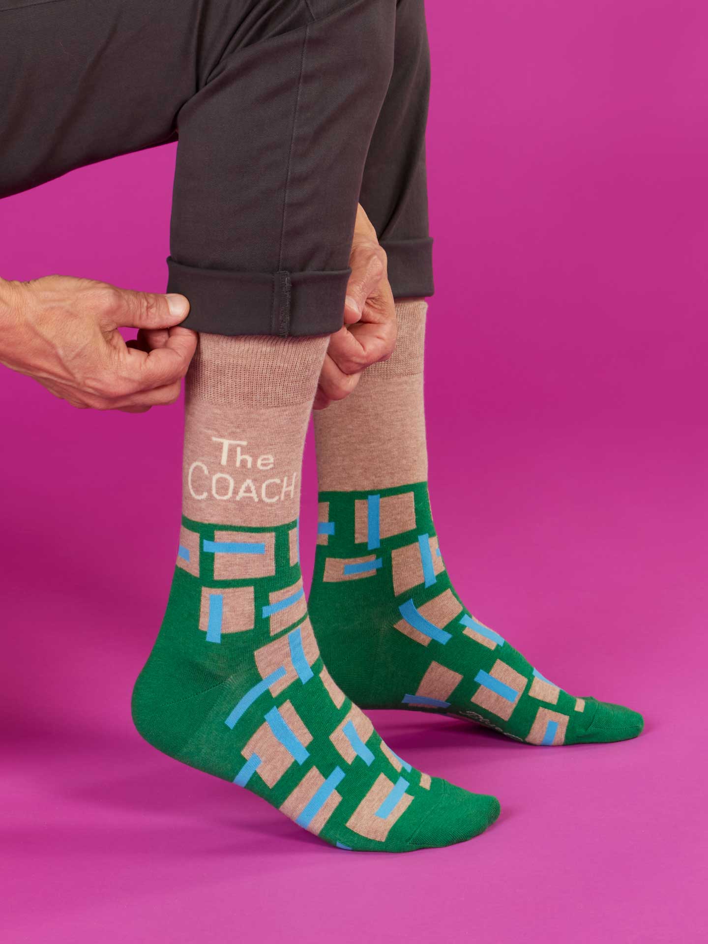 The Coach Men's Crew Socks