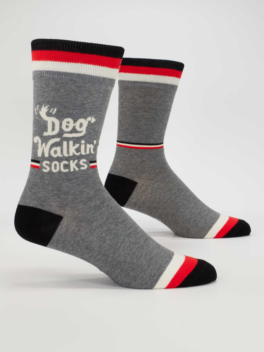 Dog Walking Men's Crew Socks