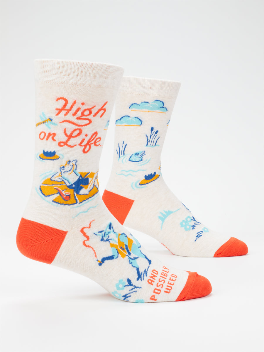 High On Life Men's Crew Socks