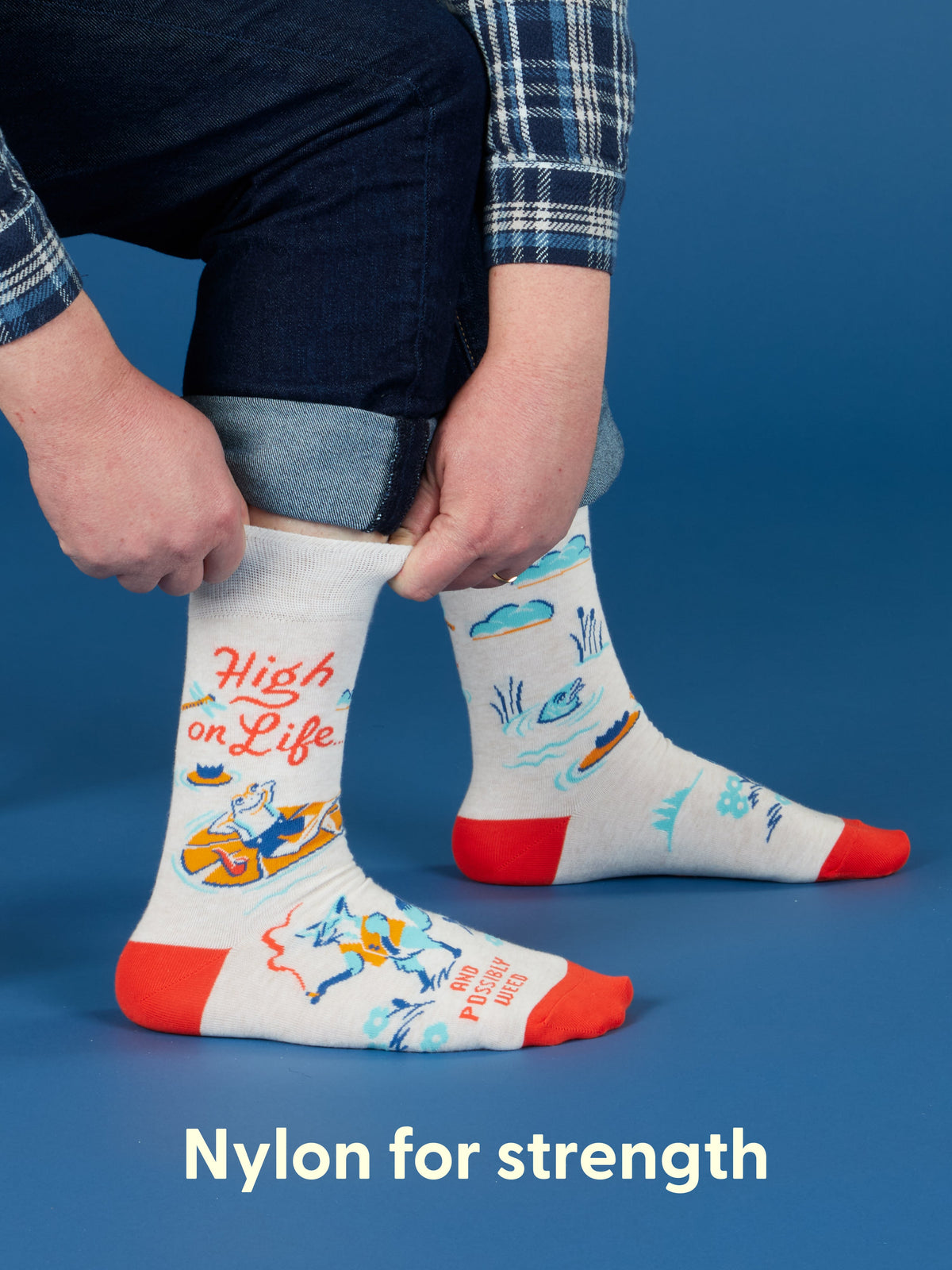 High On Life Men's Crew Socks