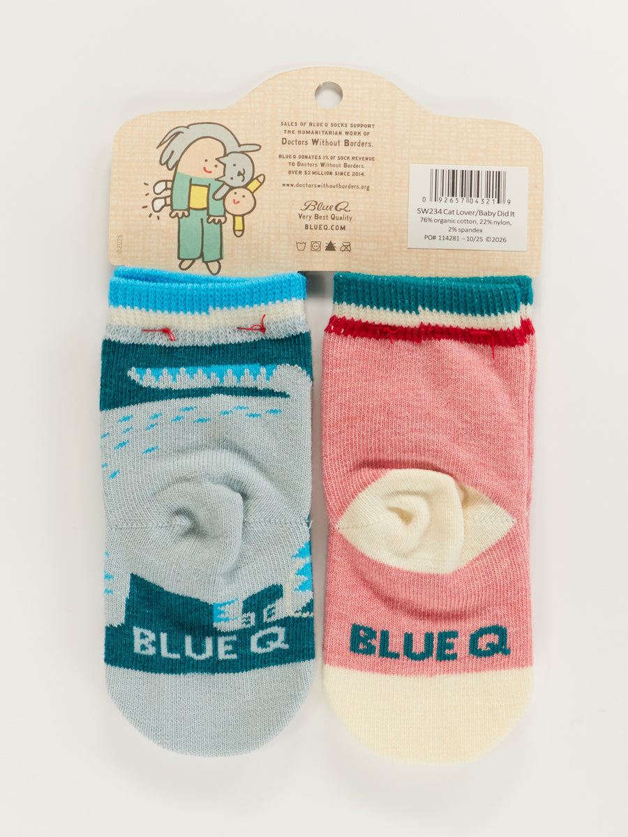 Cat Lover/Baby Did It BabySocks
