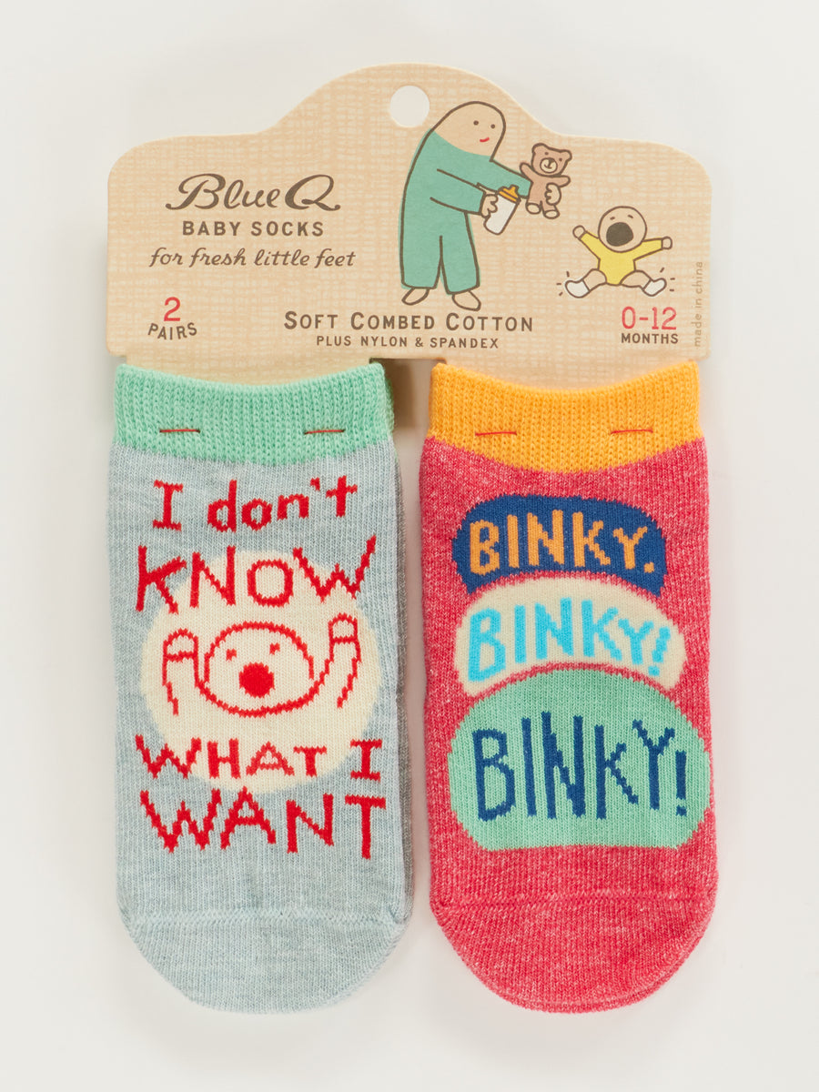 I Don't Know/Binky Baby Socks