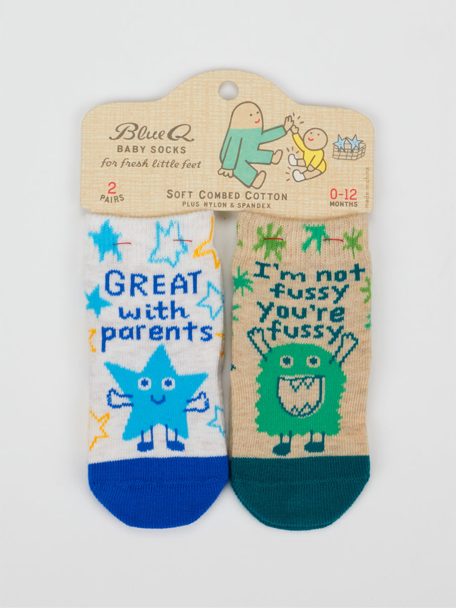 Great With Parents/I'm Not Fussy Baby Socks