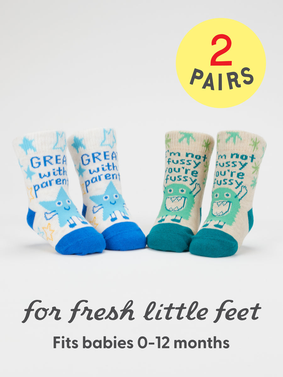 Great With Parents/I'm Not Fussy Baby Socks