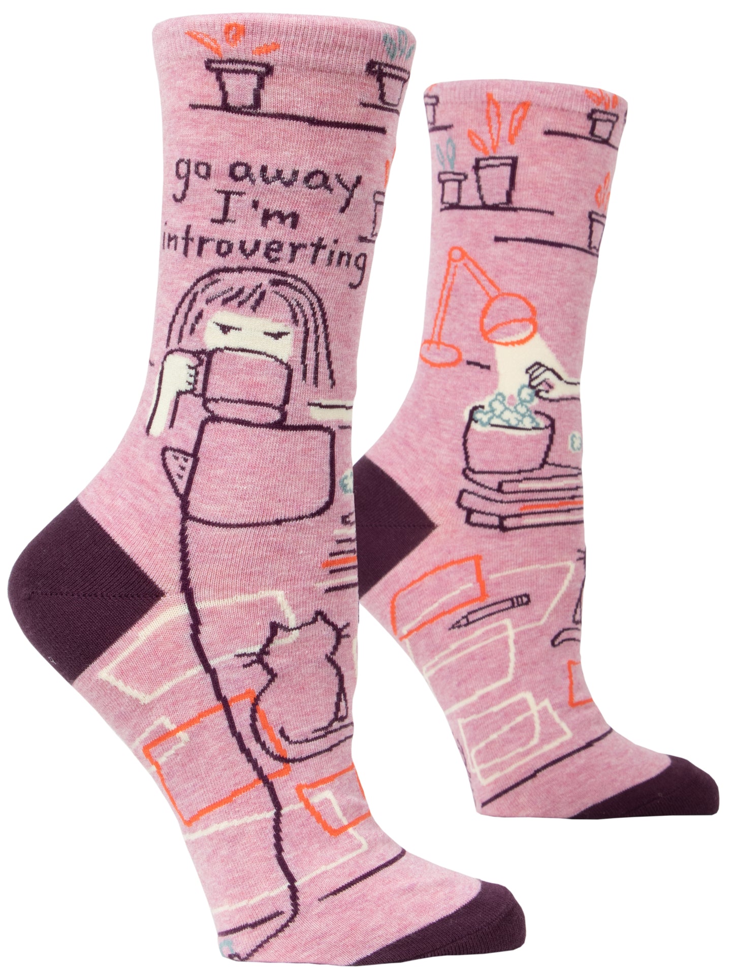 Go Away Introverting Women's Crew Socks