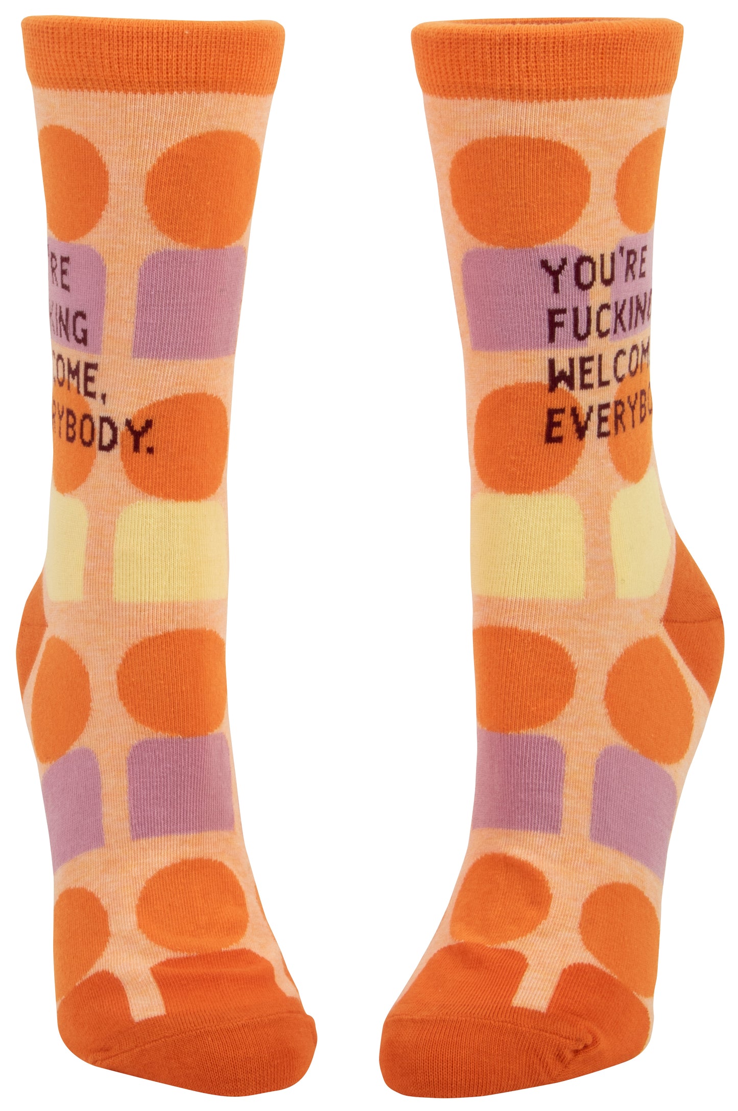 You're Fucking Welcome Women's Crew Socks