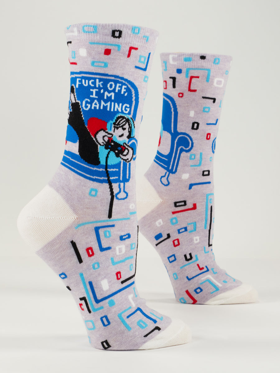 F off I'm Gaming Women's Crew Socks