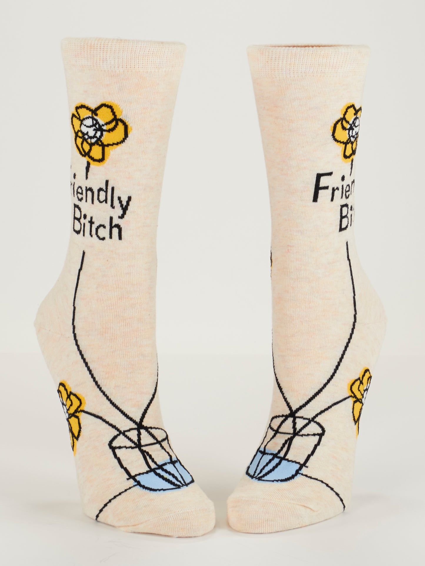 Friendly Bitch Women's Crew Socks