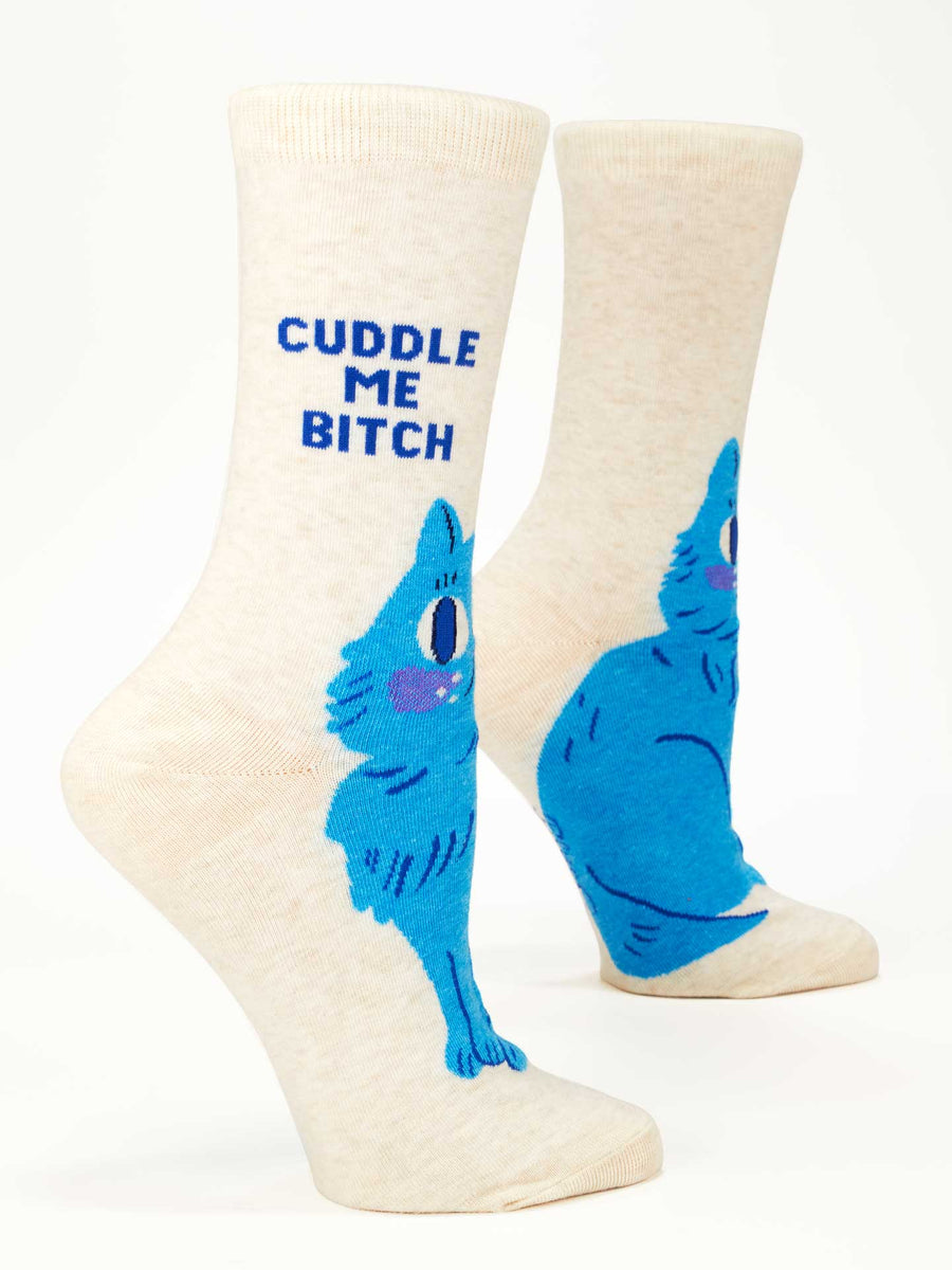 Cuddle Me Bitch Women's Crew Socks