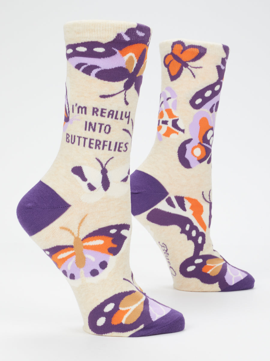 I'm Really Into Butterflies Women's Crew Socks