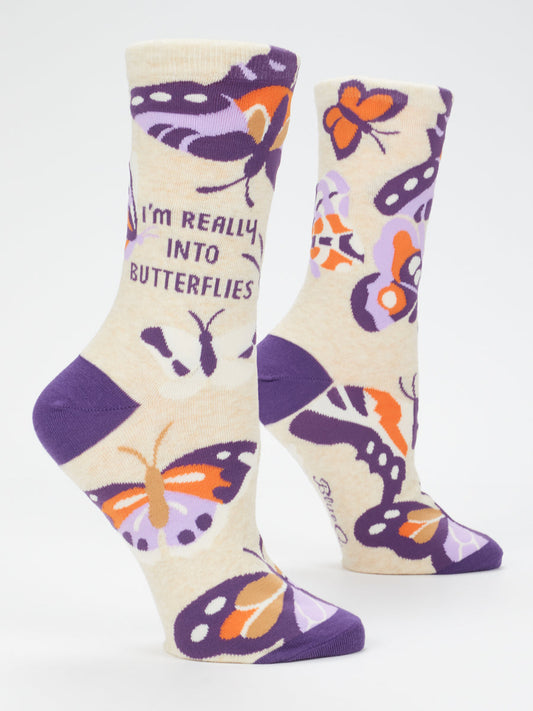 I'm Really Into Butterflies Women's Crew Socks