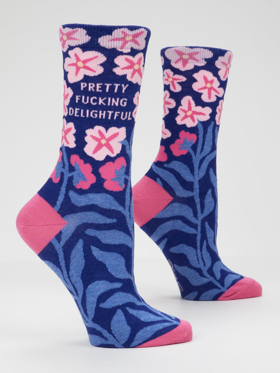Pretty Fucking Delightful Women's Crew Socks