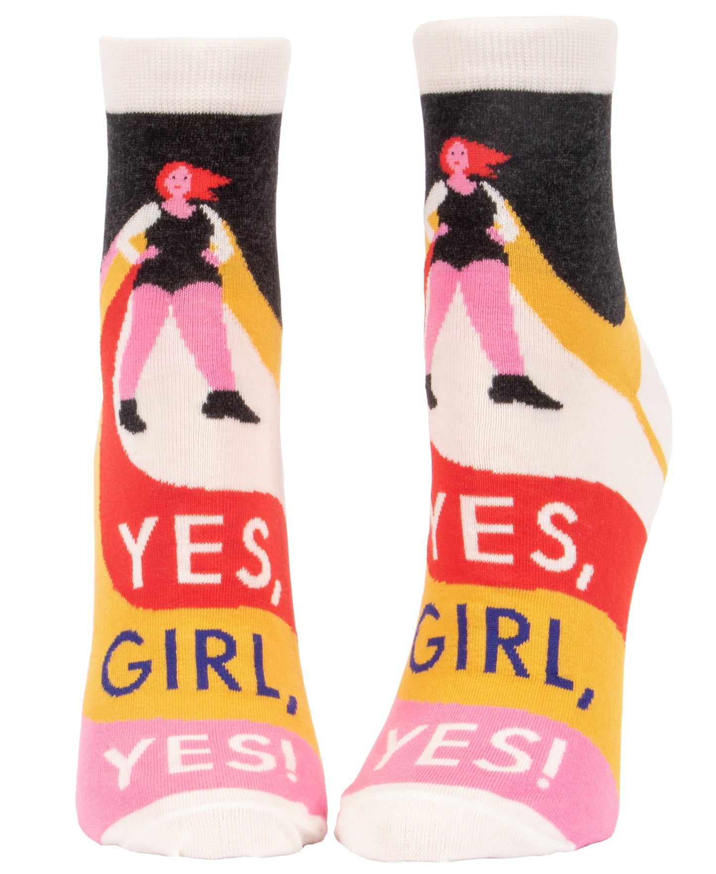 Yes, Girl, Yes Women's Ankle Socks