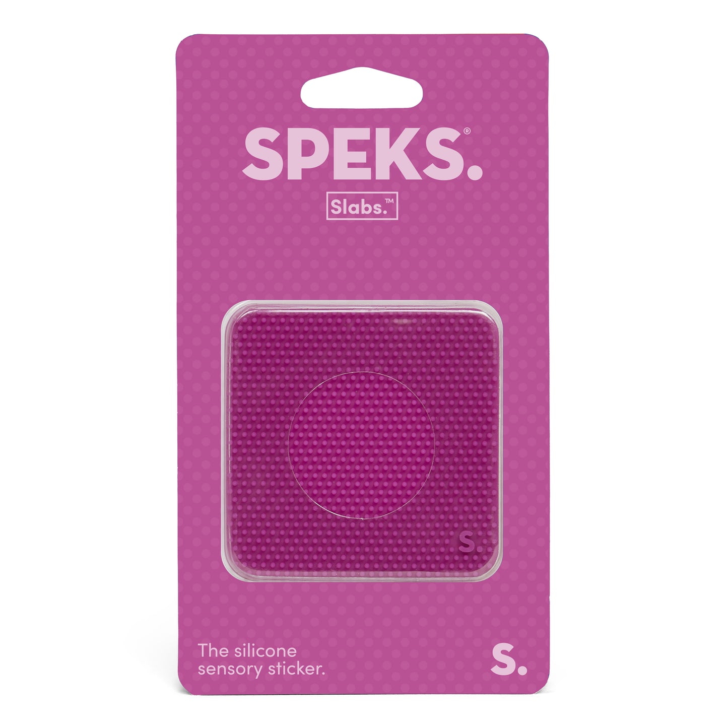 Slabs Sensory Sticker Static Purple