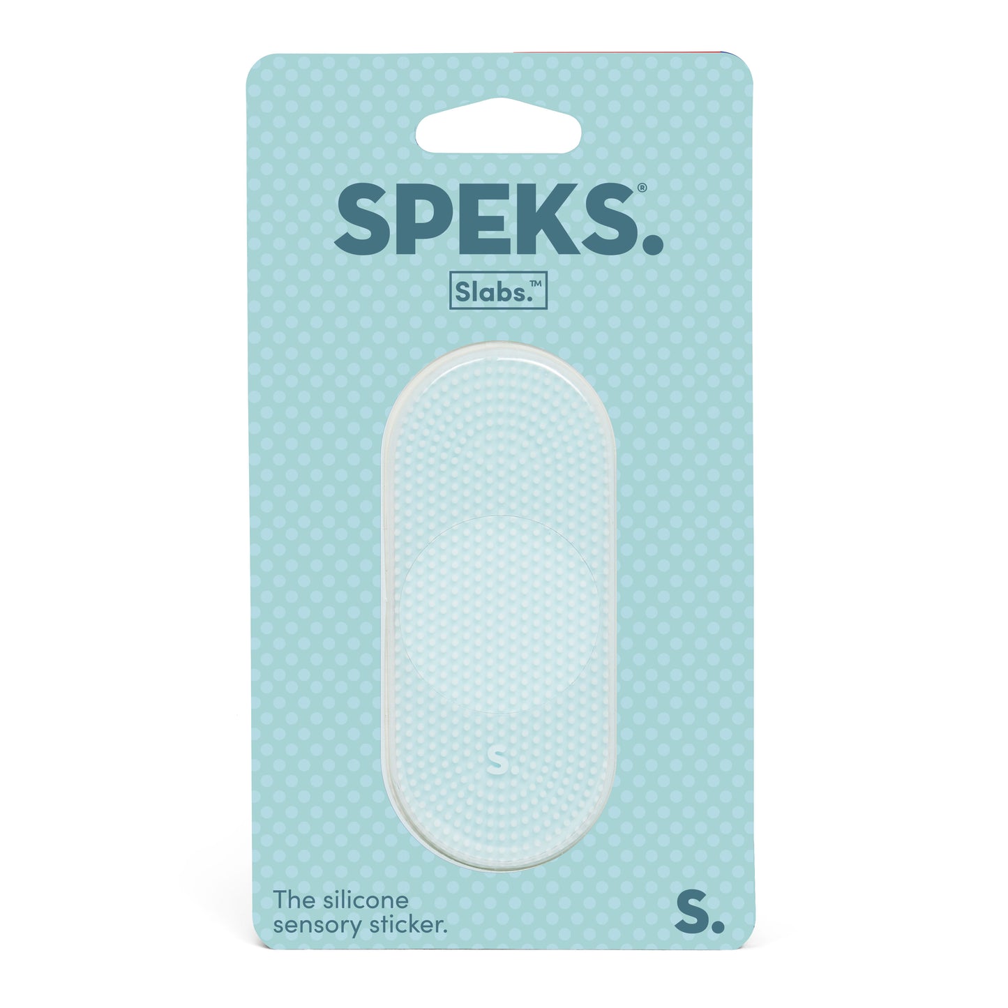 Slabs Sensory Sticker Static Teal