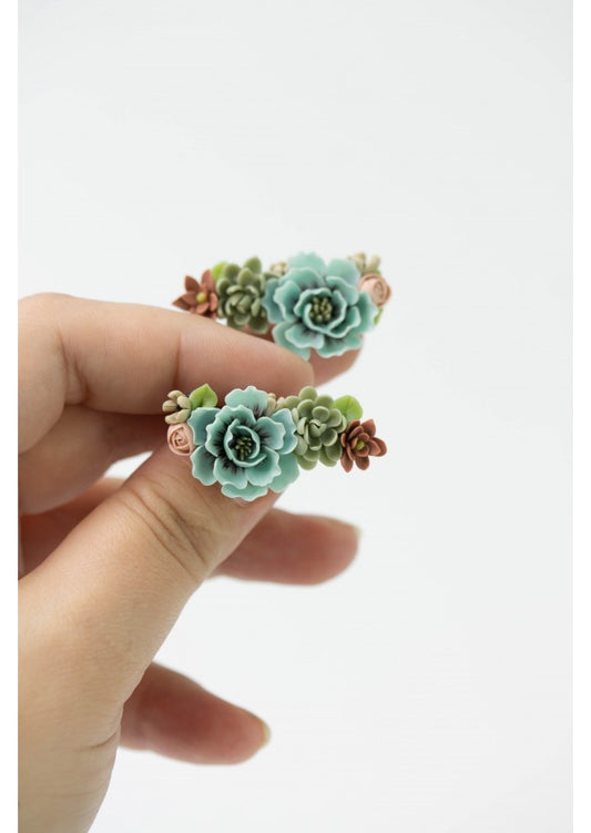 Flower Bouquet Cuff Earring