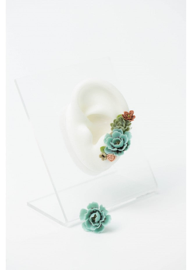 Flower Bouquet Cuff Earring