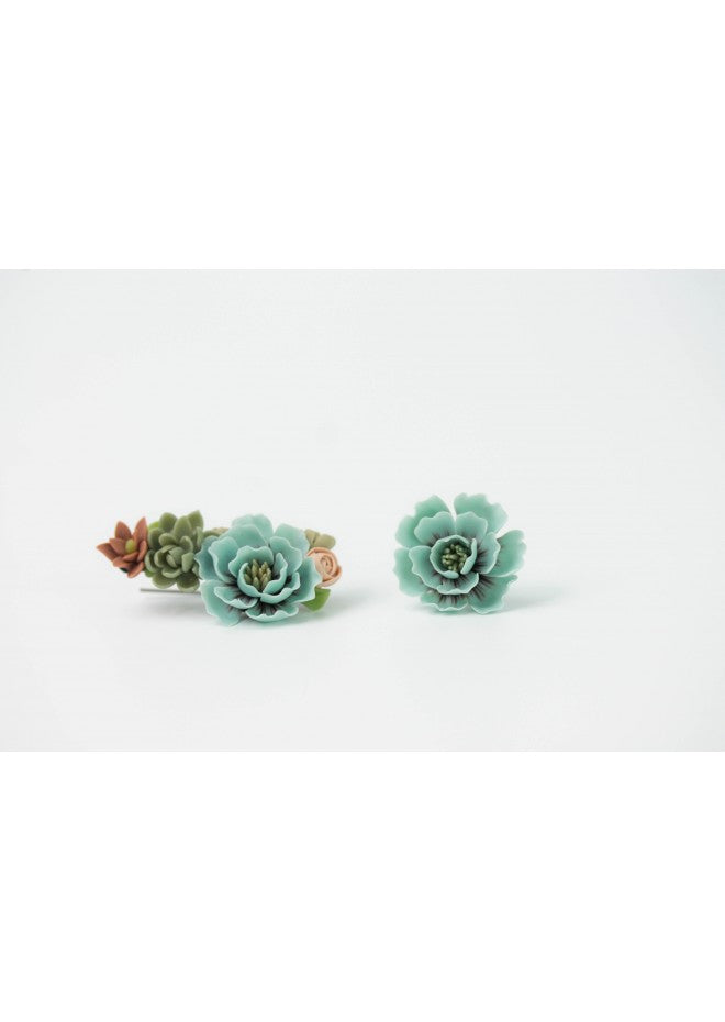 Flower Bouquet Cuff Earring