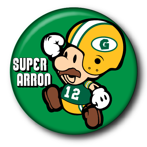 "Super Aaron" Packers small magnet