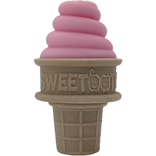 Ice Cream Teether Pretty Pink