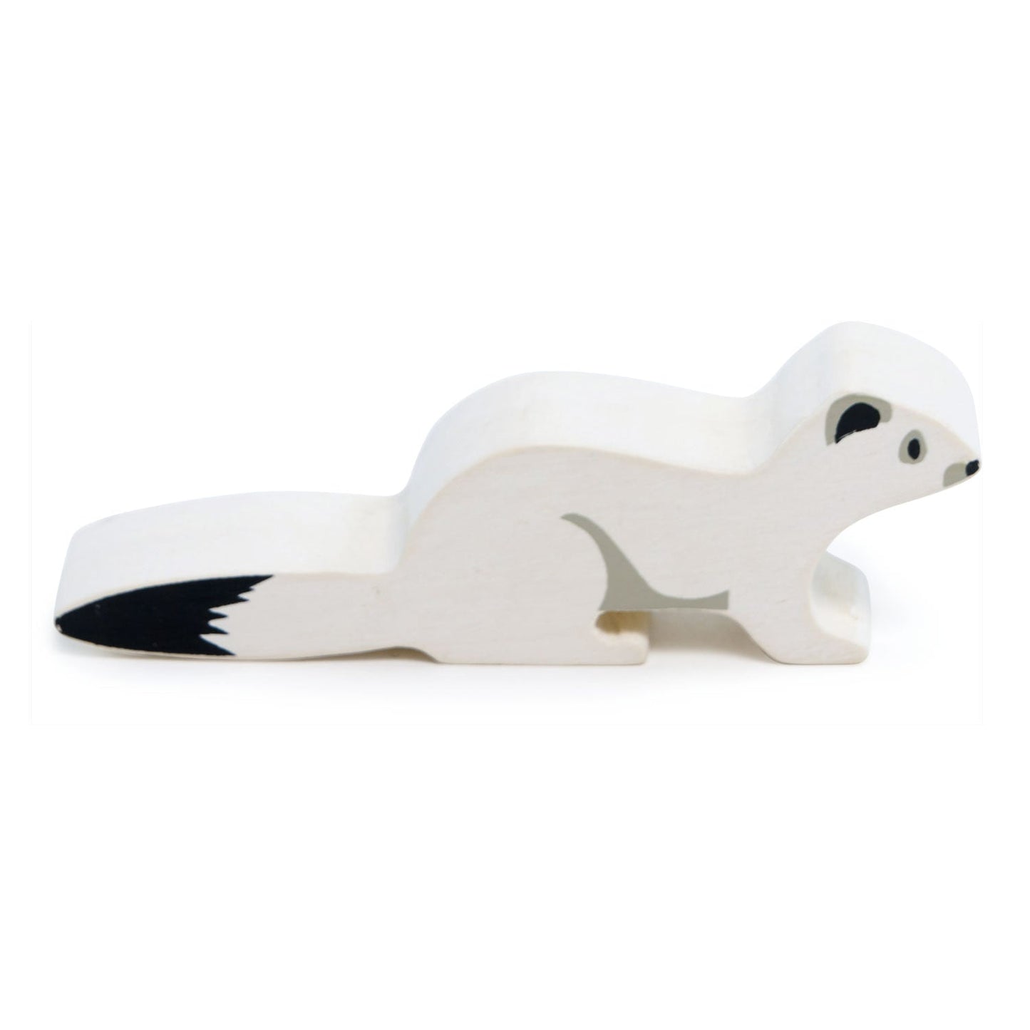 Wooden White Stoat