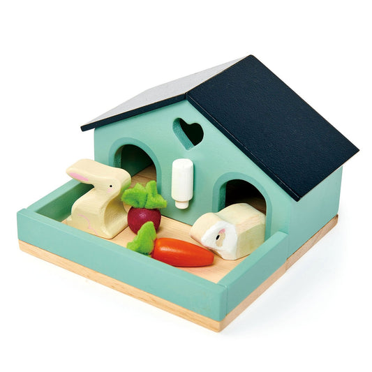 Wooden Pet Rabbit Set