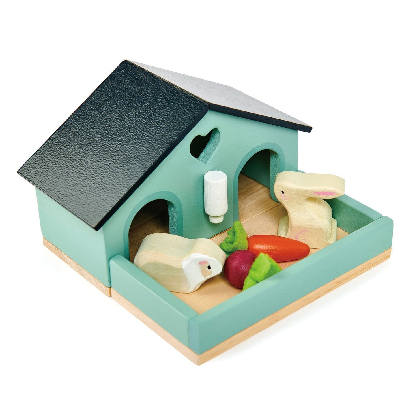 Wooden Pet Rabbit Set