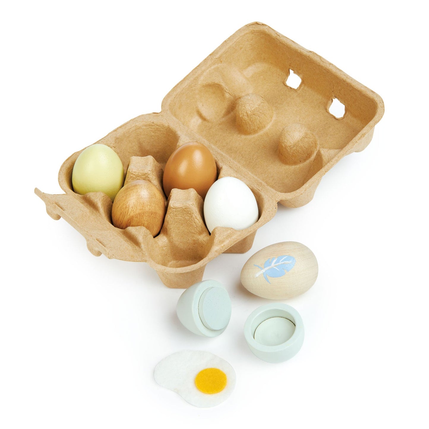 Tender Leaf Wooden Eggs