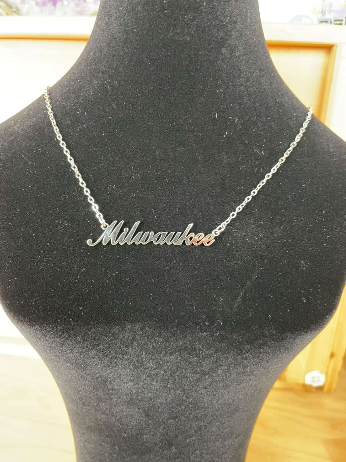 Silver Milwaukee Necklace