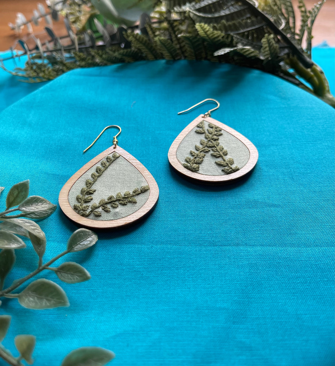 The Meagan Embroidered Earrings