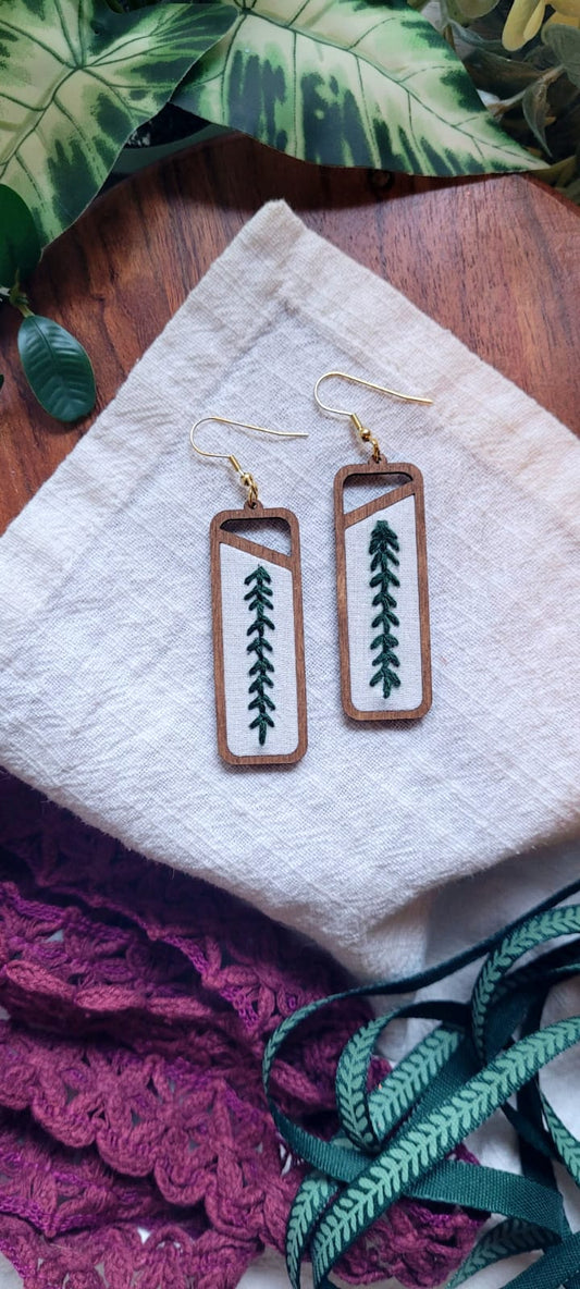 The Mikhala Embroidered Earrings