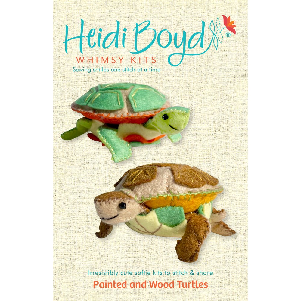 Whimsy Kit - Painted and Wood Turtles