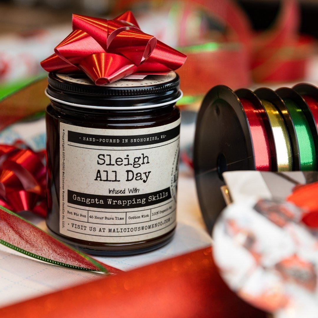 Sleigh All Day Candle