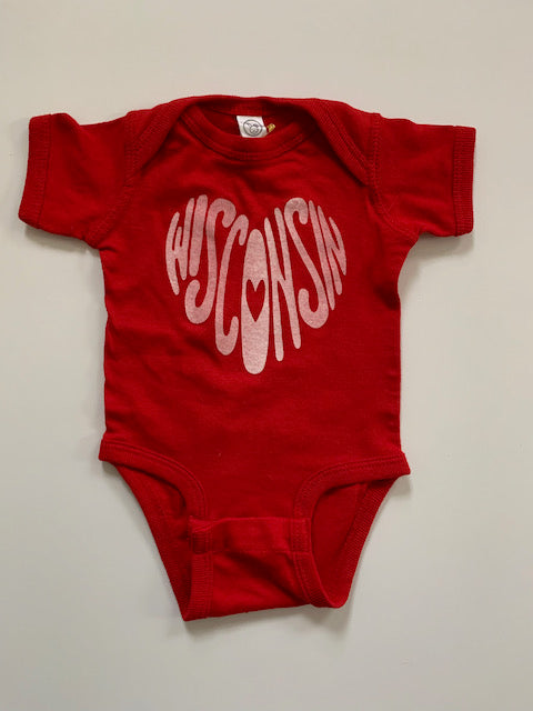 WI Heart Onesie