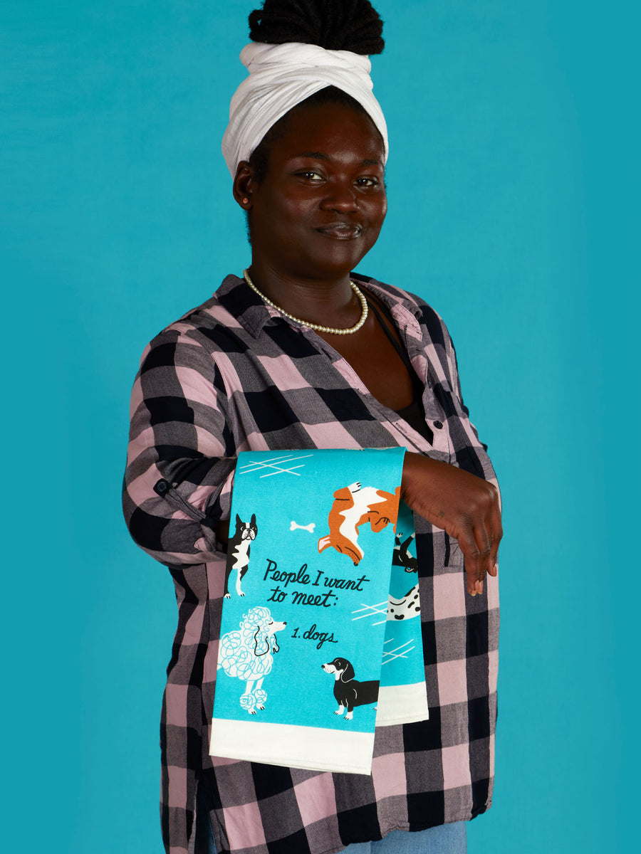 People I Want To Meet: Dogs Dish Towel