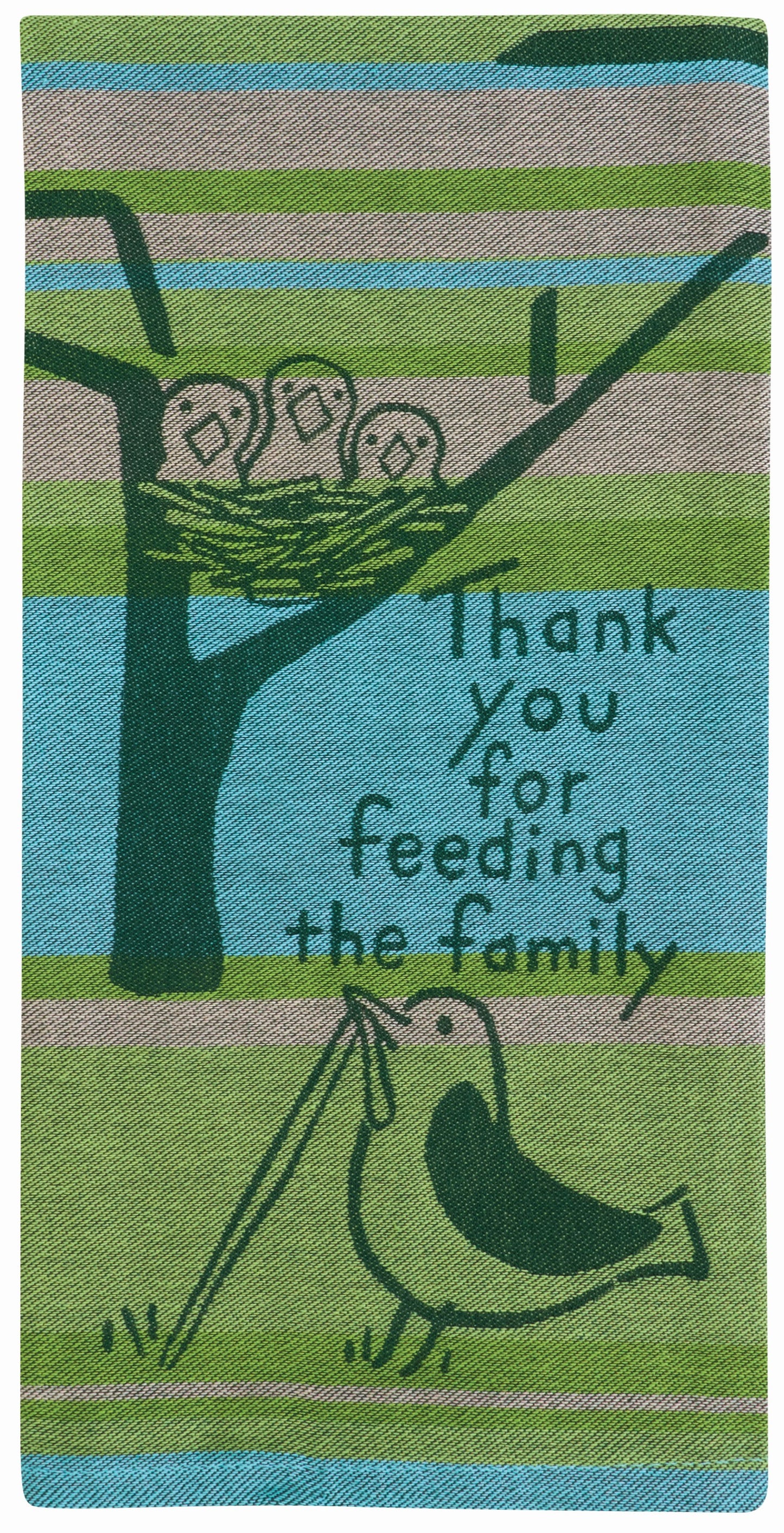 Feeding The Family Woven Dish Towel