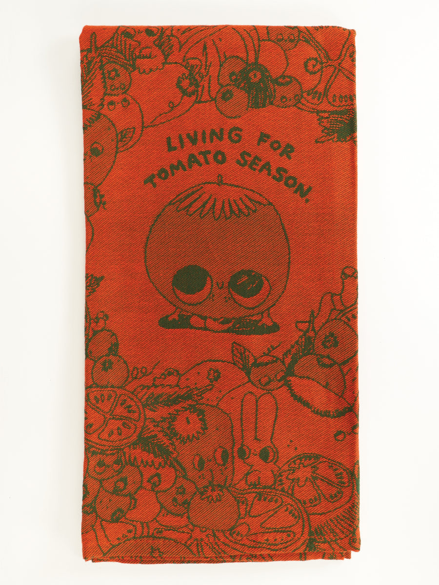 Tomato Season Woven Dish Towel
