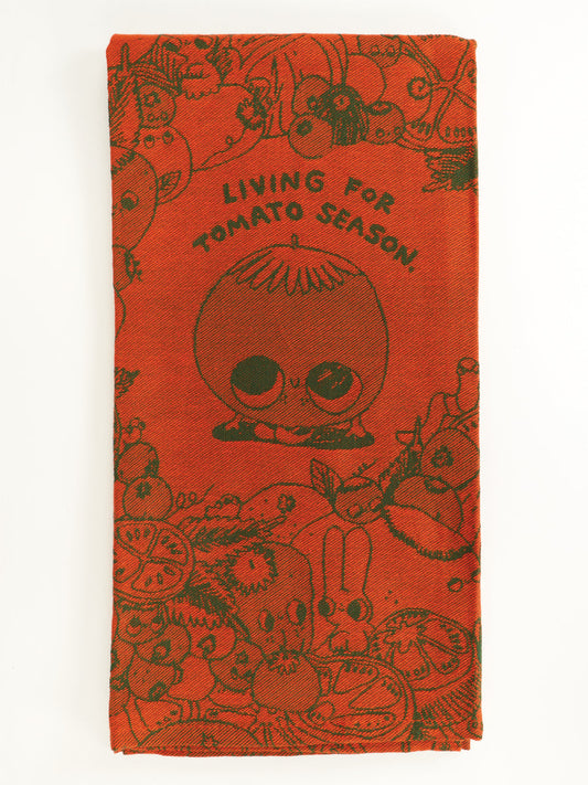 Tomato Season Woven Dish Towel