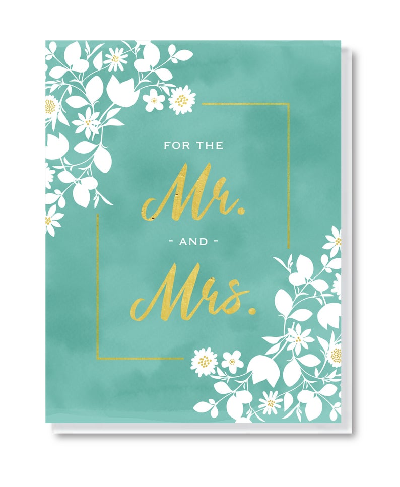 Mr. & Mrs. Card by Doodle Bird Design