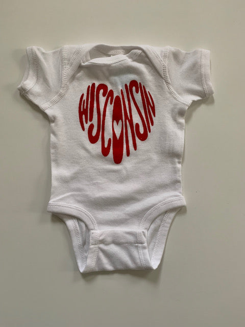 WI Heart Onesie