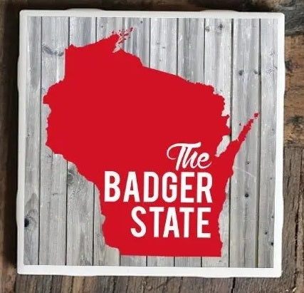 Wisconsin Badger State Coasters