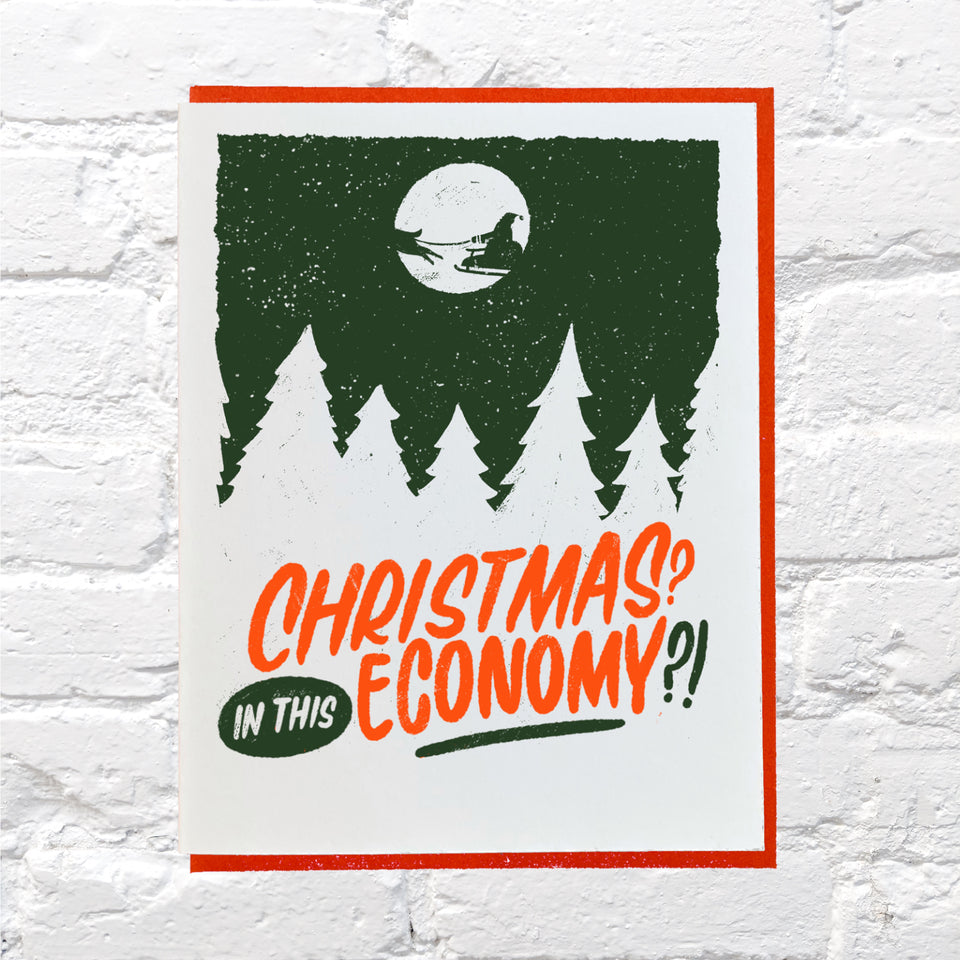 Xmas in This Economy? Greeting Card