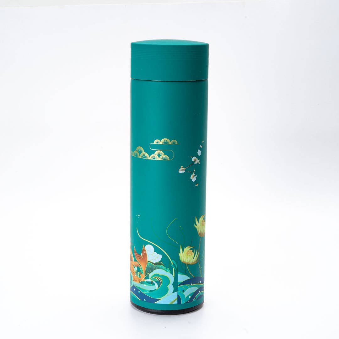 Teal 17oz Vacuum Insulated Stainless Steel Thermos Flask