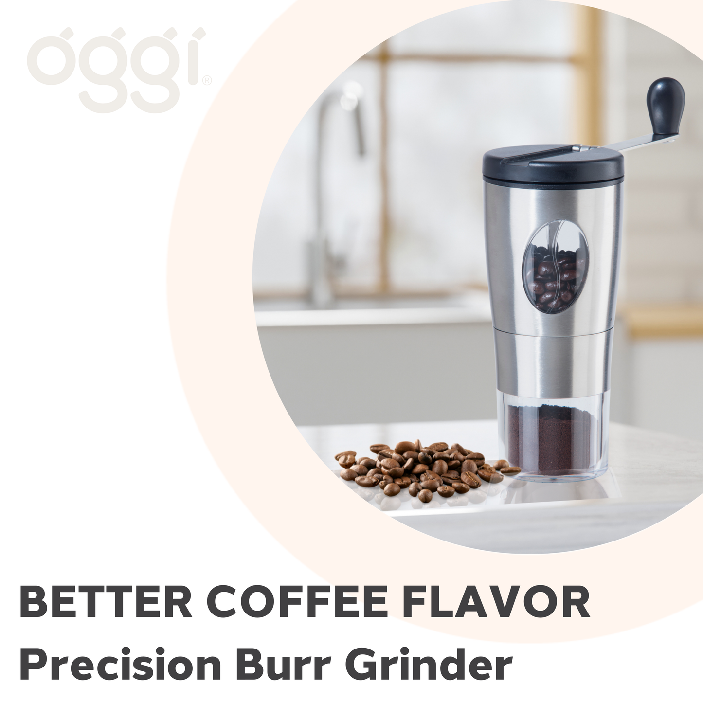 Coffee Grinder - Stainless Steel, Ceramic Mechanism