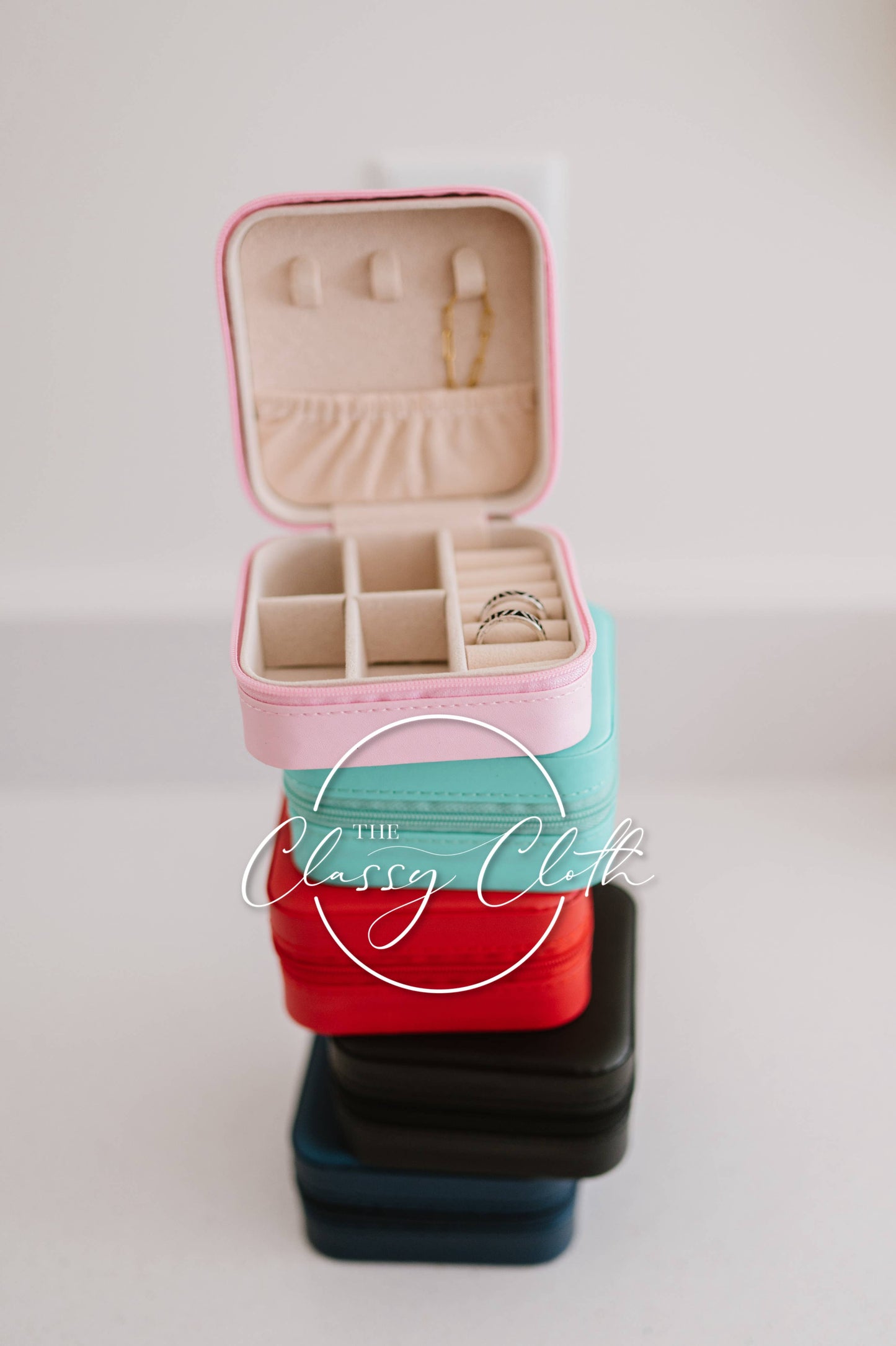 Mini Jewelry Case - Navy