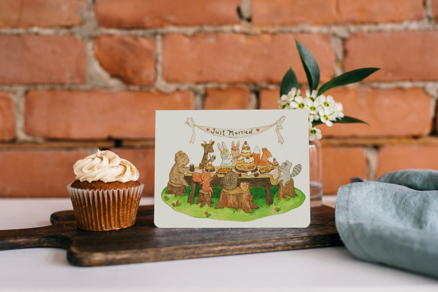 Forest Friends - Wedding Card