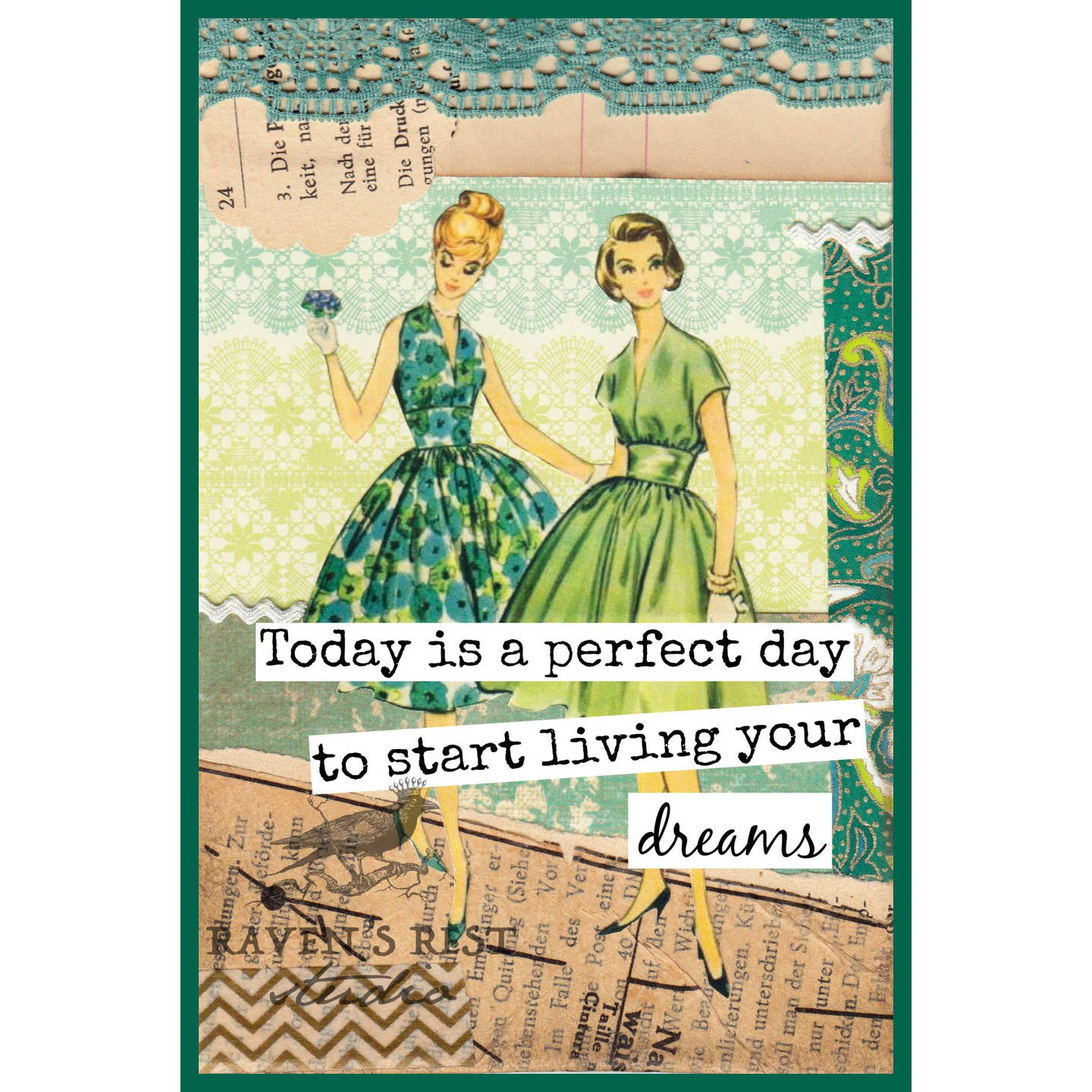 Today Is A Perfect Day To Start Living Your Dreams Card