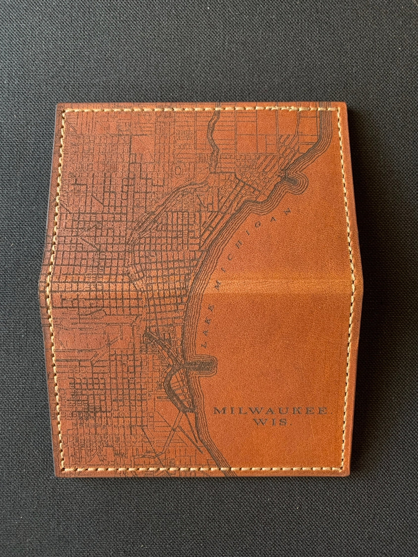 Milwaukee Map Card Wallet