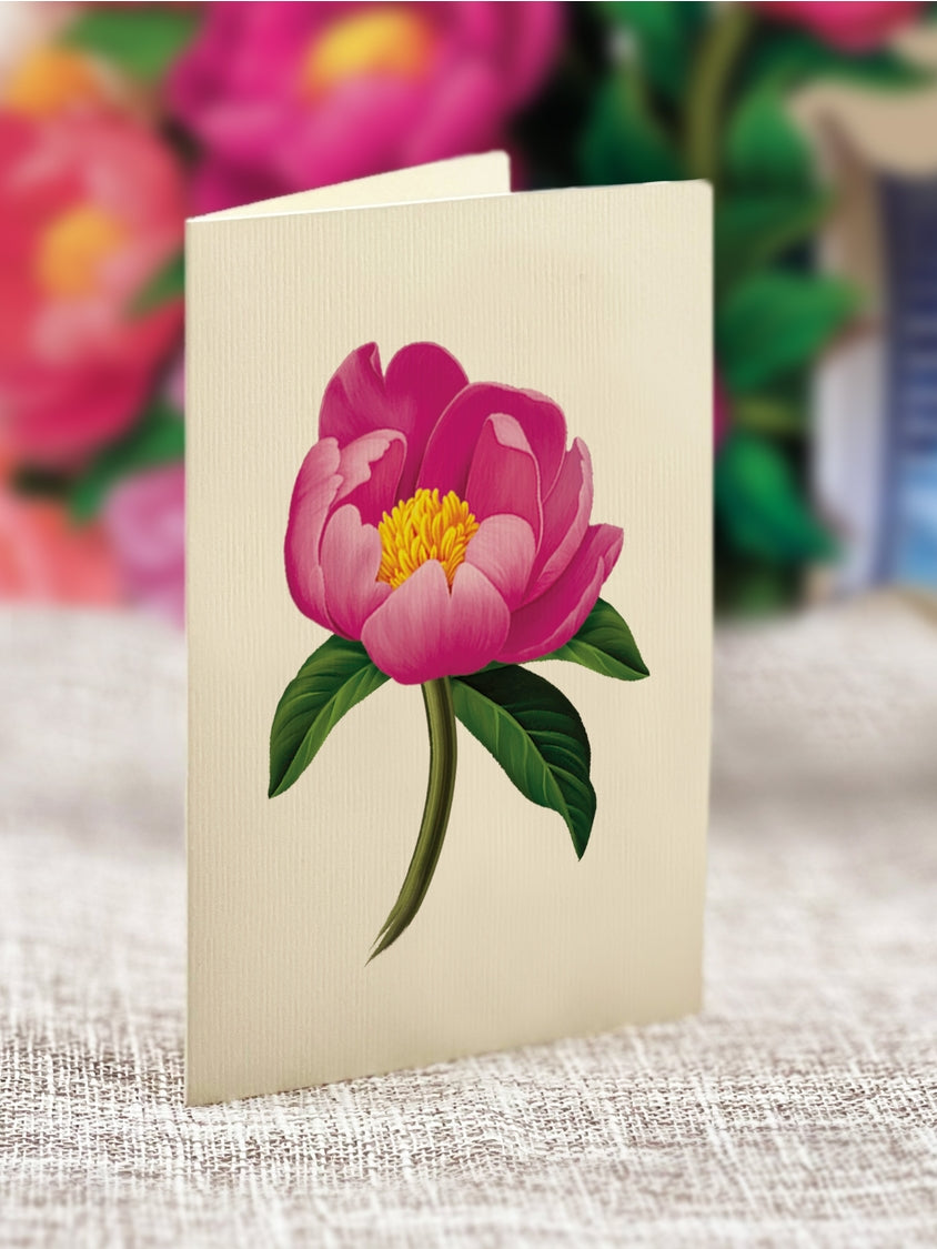 Peony Paradise Pop-Up Greeting Card